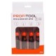 Unelte pentru inspectare PROFITOOL Echipament service Scule de mana Eticheta printabila 0,20 kg 4 buc PROFESIONAL