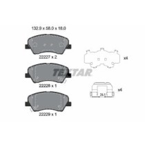 Set placute frana,frana disc TEXTAR