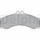 Set placute frana fata/spate DELPHI IVECO DAILY II III MERCEDES G W463 SPRINTER 2-T 3-T 4-T VARIO 2.1D-Electric