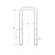 Brida Arc S-TR Frunze Catus de Primavara M14x1,5mm 62mmx180mm Piulita Potrivit IVECO