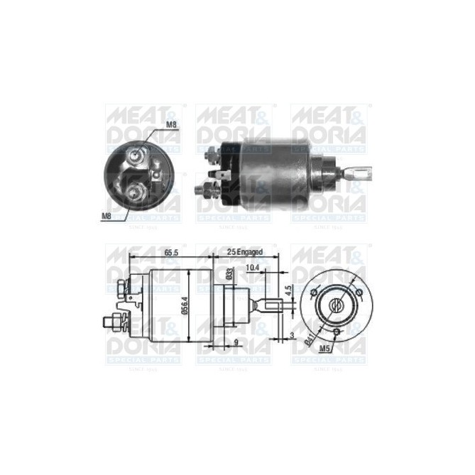 Solenoid, electromotor MEAT & DORIA