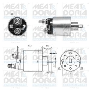 Solenoid, electromotor MEAT & DORIA