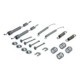 Set accesorii sabot de frână QUICK BRAKE montaj pantofi frână AKEBONO pentru MITSUBISHI COLT III IV V LANCER IV V VI 1.3-2.0D 04.88-09.03