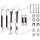 Set accesorii sabot de frână QUICK BRAKE montaj pantofi frână AKEBONO pentru MITSUBISHI COLT III IV V LANCER IV V VI 1.3-2.0D 04.88-09.03