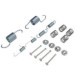 Set accesorii sabot de frână QUICK BRAKE montaj pantofi de frână AKEBONO pentru MITSUBISHI L 300 DELICA II L 300 III L200 PAJERO I II 1.6-3.2D