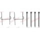 Set accesorii placute frana QUICK BRAKE pentru CITROEN AX, SAXO, PEUGEOT 106 I, 106 I/HATCHBACK, 106 II, 106 II/HATCHBACK 1.0-1.6 07.86-07.04