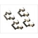 Set accesorii placute frana fata QUICK BRAKE pentru MITSUBISHI L 300 III, L200, PAJERO I 1.6-3.0 08.86-02.06