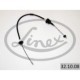 Cablu ambreiaj LINEX 884mm/483mm pentru OPEL ASTRA F, ASTRA F CLASSIC, ASTRA F/KOMBI, COMBO/MINIVAN 1.4/1.7D/1.8 09.91-01.05