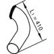 Racord evacuare DINEX teava esapament lungime 410mm pentru VOLVO FH12 FH16 FM10 FM12 FM7 D10A320-D7C290 08.93-