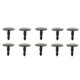Clema tapițerie ROMIX pentru HONDA CIVIC X, CIVIC XI, LEGEND IV, garnitură garderobă, 10 buc, dimensiuni A: 17,8 mm, B: 4,1 mm, H: 17,9 mm