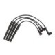 Set cablaj aprinder NGK pentru NISSAN KUBISTAR, RENAULT CLIO II, KANGOO, TWINGO I, TWINGO II 1.2/1.2LPG 05.96, 4 fire, negru, lungimi: 29 cm, 32 cm, 35 cm, 45 cm