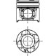 Piston KOLBENSCHMIDT diametru 108mm STD pentru MAN FOC, HOCL, LION S INTERCITY, LION&apos;S CITY, LION&apos;S CLASSIC, NL, NM, SL II, SÜ, TGL I, TGM I