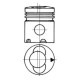 Piston KOLBENSCHMIDT diametru 100mm STD pentru DEUTZ FENDT 1/2/3/4/5, 200, 300, 80, F, ABG ALEXANDER, BV, MAW, PUMA, TITAN, WZ