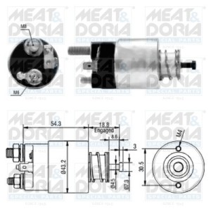 Solenoid, electromotor MEAT & DORIA