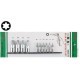 Tubulara de impact HANS Torx set tubulare 4, 3/8 10 piese pe sina dimensiune tubulara 1/4 inch; 3/8 inch marime tubulara 6.3 mm/10.0 mm