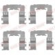 Set accesorii placute frana Fata QUICK BRAKE pentru SUBARU FORESTER, IMPREZA, LEGACY IV, LEGACY V, OUTBACK 1.5-2.5 02.02-
