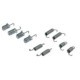 Set accesorii saboti frana parcare QUICK BRAKE pentru MERCEDES SPRINTER 5-T (B906), VW CRAFTER 30-50, MULTIVAN T6 1.8-3.5 04.06