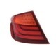 Stopuri spate LED Stanga DEPO pentru BMW 5 (F10, F11) 06.09-02.17, cu suport bulb, culoare rosie, tip sedan, partea exterioara