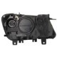 Far DEPO Stanga H7/H7/PY21W/W5W electric cu motor negru pentru BMW X3 (F25)