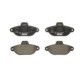 Set placute frana fata TEXTAR pentru FIAT CINQUECENTO, PANDA, PUNTO, SEICENTO, FORD KA, LANCIA Y, ZASTAVA 10, dimensiuni 54.7x115.0x17.0 mm