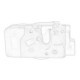 Incuietoare usa spate mijloc H20 pentru NISSAN NV400, OPEL MOVANO B, RENAULT MASTER III 02.10-