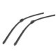 Lamela stergator fata set 2 buc FLATE BLADES LHD 600/600mm tip vehicul Piese auto montare fata tip stergator Jointless cu spoiler