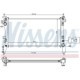 Radiator racire motor NISSENS pentru CITROEN NEMO, FIAT FIORINO, PEUGEOT BIPPER, dimensiuni 630x319x26 mm