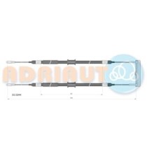 Cablu, frana de parcare ADRIAUTO