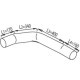 Racord evacuare DINEX Teava esapament MAN F90 D2840LF01-D2866LXF 07.86-06.97 Dimensiuni 190mm x 390mm x 970mm