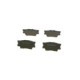 Set placute frana spate BOSCH pentru VOLVO 340-360, PONTIAC VIBE, TOYOTA AVALON, CAMRY, RAV 4 III, RAV 4 IV 1.8-3.5 08.84