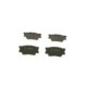 Set placute frana spate BOSCH pentru VOLVO 340-360, PONTIAC VIBE, TOYOTA AVALON, CAMRY, RAV 4 III, RAV 4 IV 1.8-3.5 08.84