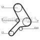 Curea de distributie CONTITECH ALFA ROMEO 145 146 155 FIAT BRAVA BRAVO I TEMPRA TIPO LANCIA DEDRA DELTA II 1.9D 04.89-10.01 22.0 mm 173 dinti 8.0 mm