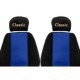 Husa scaun F-CORE albastru velours pentru MERCEDES ACTROS ATEGO AXOR 04.96- set 0,97 kg tip camion