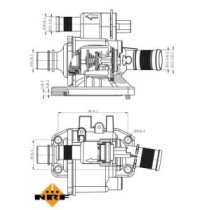 Termostat,lichid racire NRF