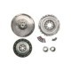 Set ambreiaj VALEO cu rulment și volant cu masa dubla 240mm pentru BMW 3 E90 E91 E92 5 E60 E61 6 E63 E64 X3 E83 2.5/3.0 09.04-12.11