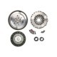 Set ambreiaj VALEO cu rulment și volant cu masa dubla 240mm pentru BMW 3 E90 E91 E92 5 E60 E61 6 E63 E64 X3 E83 2.5/3.0 09.04-12.11