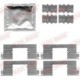 Set accesorii placute frana fata QUICK BRAKE pentru RENAULT KANGOO BE BOP, KANGOO EXPRESS, KANGOO II 1.2-Electric 02.08