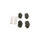 Set placute frana fata BOSCH pentru FIAT PANDA 1.2-1.3D 09.03, inaltime 51.7 mm, latime 123.0 mm, grosime 16.7 mm