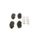 Set placute frana fata BOSCH pentru FIAT PANDA 1.2-1.3D 09.03, inaltime 51.7 mm, latime 123.0 mm, grosime 16.7 mm