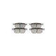Set placute frana spate BOSCH pentru GREAT WALL VOLEEX C20R, LEXUS CT, TOYOTA COROLLA, IQ, PRIUS, PRIUS PHV, YARIS 1.0-1.8H 06.08