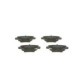Set placute frana spate BOSCH CADILLAC XT4 OPEL INSIGNIA B 48.6mm x 106.6mm x 17.6mm