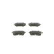 Set placute frana spate BOSCH pentru HYUNDAI CRETA, I30, IX35, TUCSON, KIA CADENZA I, SPORTAGE IV, dimensiuni 41.4mm x 93.1mm x 15.5mm