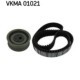 Set curea de distributie SKF pentru VW GOLF III, PASSAT B3/B4 2.0 08.92-12.97, curea 25.0 mm, 151 dinti, pinion