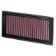 Panou de filtrare K&N pentru filtre de aer, compatibil cu diverse modele de automobile