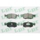 Set placute frana fata LPR pentru DACIA LOGAN, LOGAN EXPRESS, LOGAN MCV, SANDERO, RENAULT LOGAN I 1.4-1.6 LPG 02.06, dimensiuni 52.5x150.1x18.0 mm