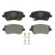 Set placute frana fata DELPHI pentru DACIA DOKKER, DUSTER, LODGY, LOGAN, NISSAN MICRA, dimensiuni 52mm x 116mm x 17mm