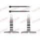 Set accesorii placute frana QUICK BRAKE kit montare spate MERCEDES C (CL203) C T-MODEL (S202) C (W202) C (W203) CLC (CL203) CLK (A208) CLK (C208) CLK (C209) E (W210) SLK (R170) 1.6-4.3 03.93-06.11