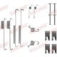 Set accesorii sabot de frana QUICK BRAKE montaj pantofi de frana LUCAS pentru FORD MONDEO I II 1.6-2.0 02.93-09.00