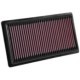 Panou de filtrare K&N pentru filtre de aer, compatibil cu diverse modele auto