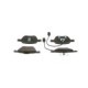 Set placute frana fata BOSCH pentru FORD GALAXY I, SEAT ALHAMBRA, VW CALIFORNIA T4, SHARAN, TRANSPORTER T4 73.4mm x 161.5mm x 20.0mm